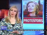 Only six people show up to see off Hillary Clinton in Texas and she blows them off - YouTube