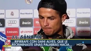 La respuesta de Cristiano Ronaldo a las preguntas sobre Dani Alves y Gerard Piqué