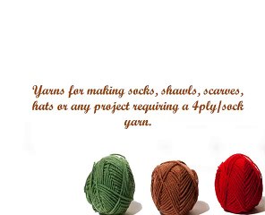 Sock Yarn represented bu Littlehoundalesknits