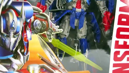 TRANSFORMERS 4 AGE OF EXTINCTION LEADER CLASS OPTIMUS PRIME GRIMLOCK