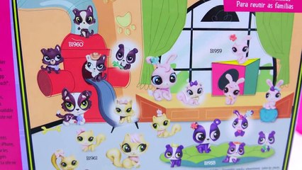 Littlest Pet Shop Kitty Cat Mom and Kitten Babies Surprise Families Playset V