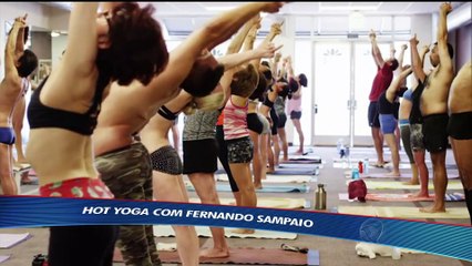HOT YOGA 20160109 09/01/2016 SABADO MYLENA CIRIBELLI & FERNANDO SAMPAIO