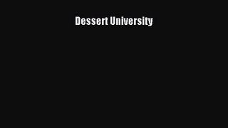 Download Dessert University Ebook Online