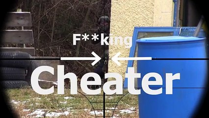 Airsoft CHEATER caught on Camera
