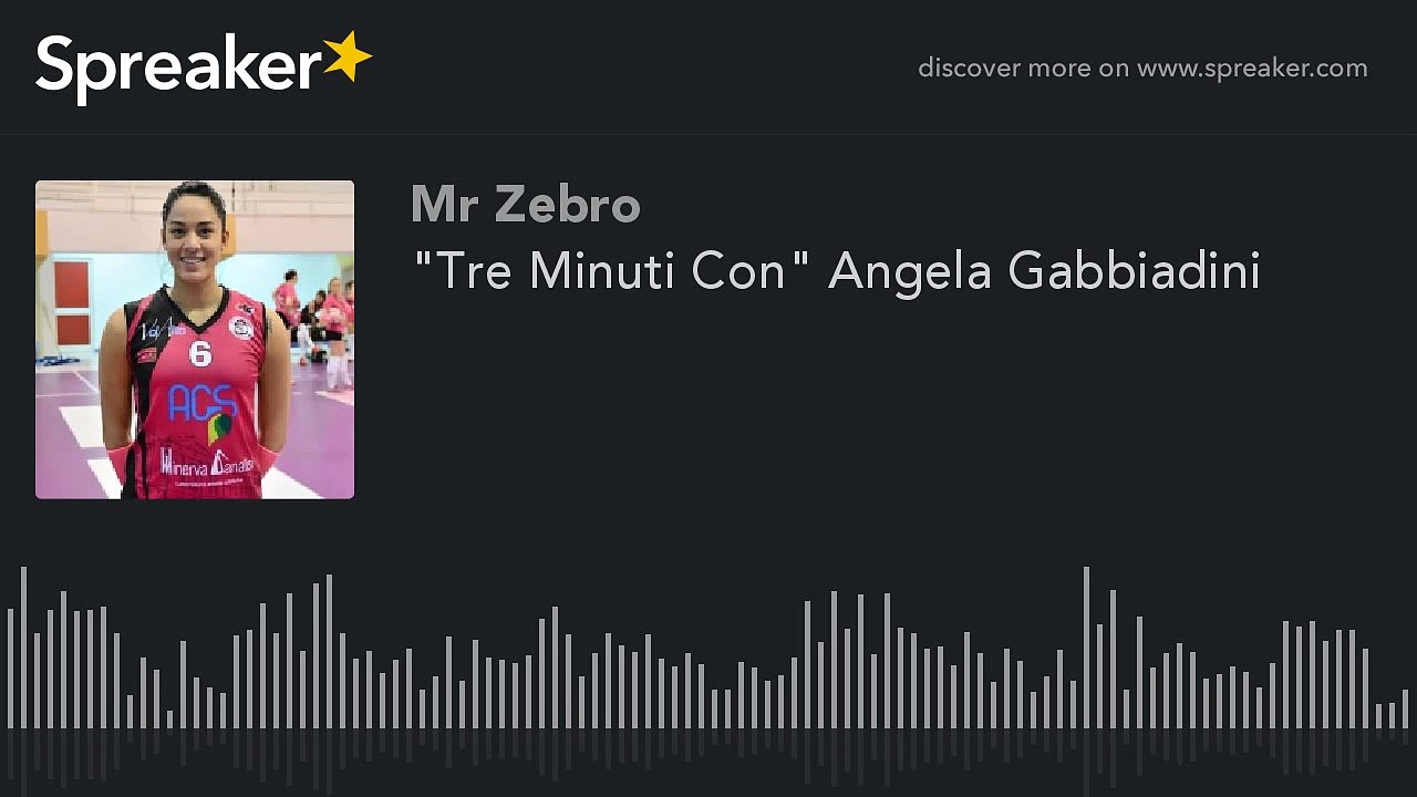 "Tre Minuti Con" Angela Gabbiadini