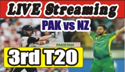 Pakistan vs New Zealand 3rd T20 Live streaming Live Score 22 January 2016