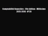[PDF Télécharger] Comptabilité financière - 20e édition - Millésime 2015-2016 - Nº20 [PDF]