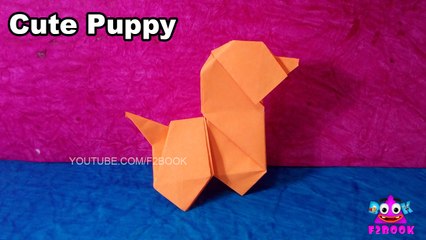 Cute Puppy Paper Dog Fold Kids Easy Learn