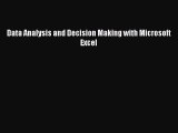 [PDF Download] Data Analysis and Decision Making with Microsoft Excel [Download] Online