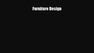 [PDF Download] Furniture Design [Download] Full Ebook
