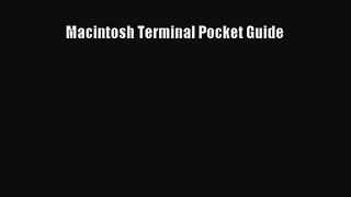 [PDF Download] Macintosh Terminal Pocket Guide [PDF] Full Ebook