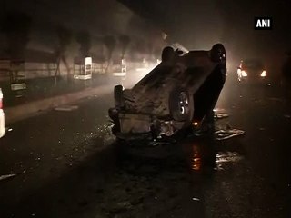 Four injured in car accident near ISBT in Delhi