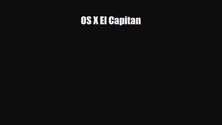 [PDF Download] OS X El Capitan [PDF] Online