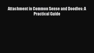 [PDF Download] Attachment in Common Sense and Doodles: A Practical Guide [PDF] Full Ebook
