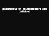 [PDF Download] Unix for Mac OS X 10.4 Tiger: Visual QuickPro Guide (2nd Edition) [PDF] Online