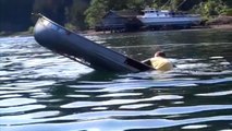 Man Accidently Sinks His Row Boat
