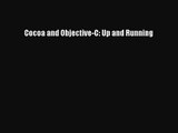 [PDF Download] Cocoa and Objective-C: Up and Running [Download] Full Ebook