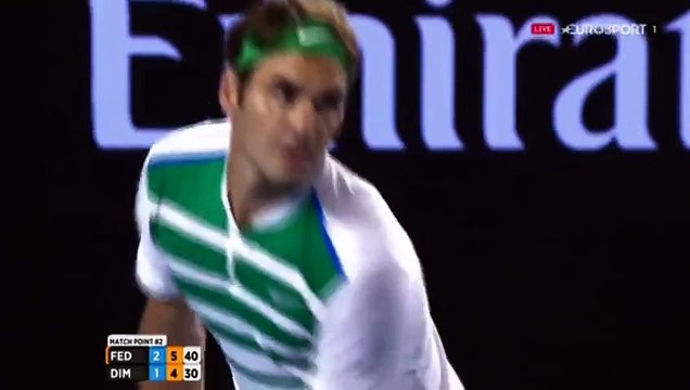 Open d'Australie 2016 : Balle de match Federer VS Dimitrov