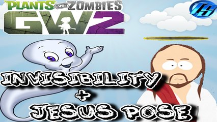 Plants Vs Zombies Garden Warfare 2 Glitch - Invisibility + Jesus Pose Slide!