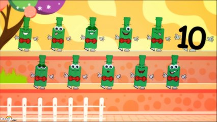 Ten Green Bottles | Nursery Rhymes | Fun Rhymes by Hooplakidz