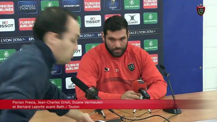 Avant-match Bath/Toulon - Florian Fresia