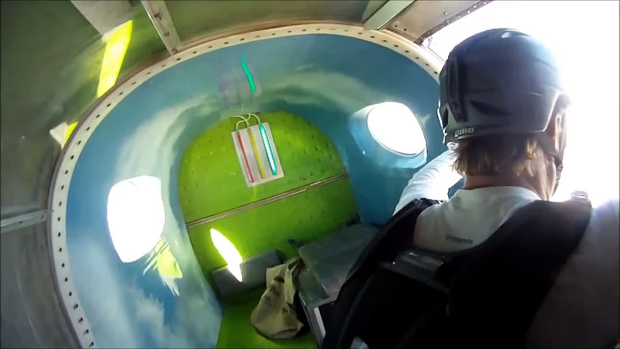 Jumping from a plane