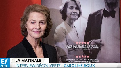 Charlotte Rampling : "Être en lice pour les Oscars est déjà une victoire"