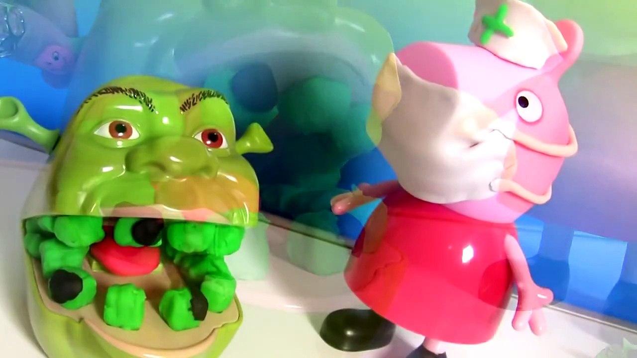 Play Doh Shrek 2 Rotten Root Canal Playset Dentist Dr Drill N Fill Play Dough Comparison t