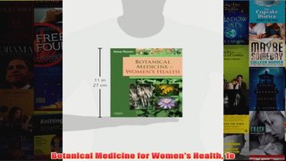 Download PDF  Botanical Medicine for Womens Health 1e FULL FREE