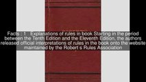 Explanations of rules in book of Robert's Rules of Order Top 6 Facts