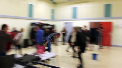 Journée de Noel-Concours de plongeons sur sol mouillé-