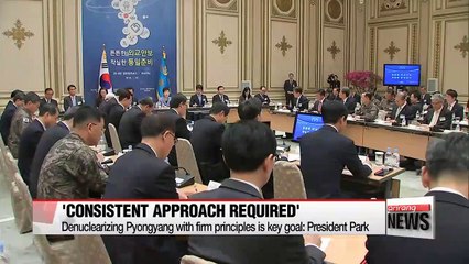 Pres. Park proposes six-party-talks without N.Korea