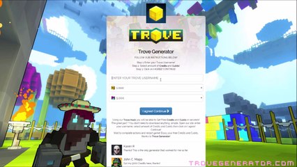 TROVE - How to get Credits and Cubits for free!
