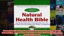 Download PDF  Natural Health Bible From the Most Trusted Source in Health Information Here is Your AZ FULL FREE
