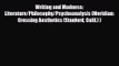 [PDF Download] Writing and Madness: Literature/Philosophy/Psychoanalysis (Meridian: Crossing