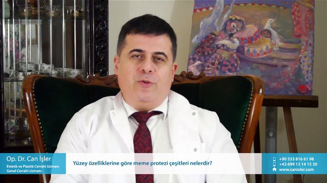 Yüzey özelliklerine göre meme protezi çeşitleri nelerdir? - Op. Dr. Can İşler