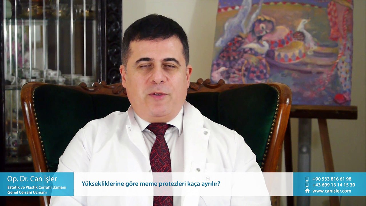 Yüksekliklerine göre meme protezleri kaça ayrılır? - Op. Dr. Can İşler