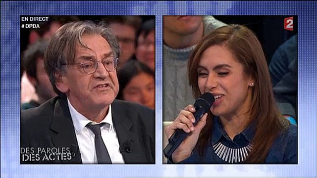 Une enseignante lance à Alain Finkielkraut en direct sur France 2: Pour le bien de la France, taisez-vous - Regardez