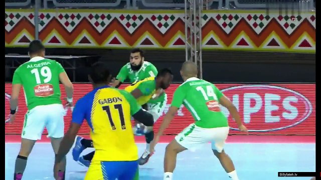 GABON VS ALGERIE CAN Handball 2016 1er mi-temps