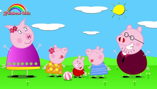 Peppa Pig Hulk Finger Family Nursery Rhymes Lyrics - video dailymotion