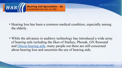 Breaking Free from Common Myths about Hearing Aids