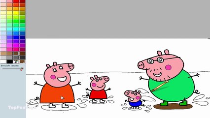 Peppa Pig Coloring Pages - Peppa Pig Coloring Book Game