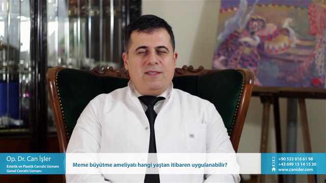 Meme büyütme ameliyatı hangi yaştan itibaren uygulanabilir? - Op. Dr. Can İşler