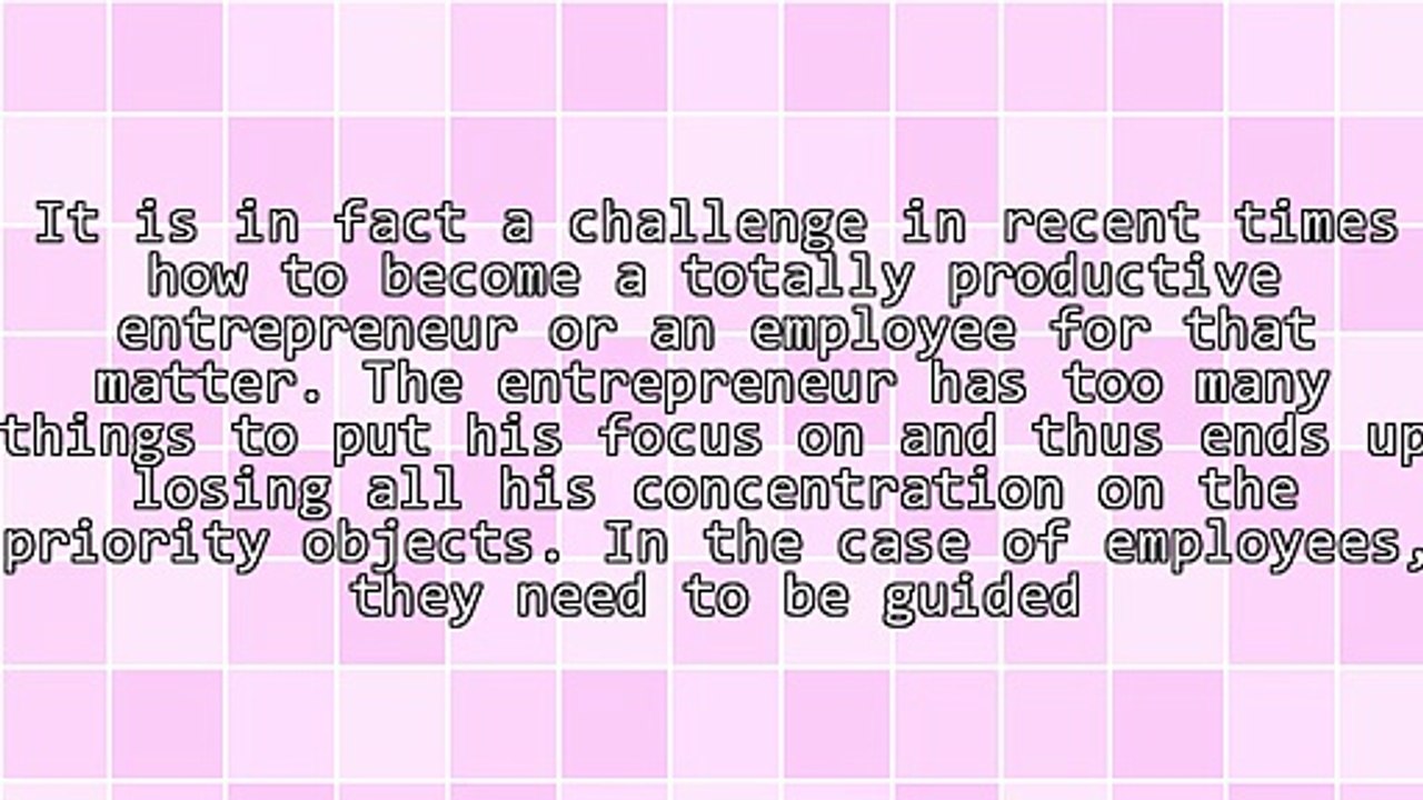 How to Be a Productive Employee or an Entrepreneur for Startups