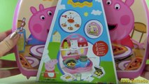 Peppa Pig Pizzeria Playset Pizza Shop Carry Case PlayDoh Chef Peppa