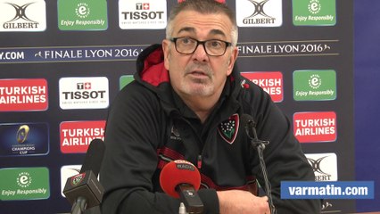 Delmas avant Bath-RCT: "On veut garder cette Coupe d'Europe"