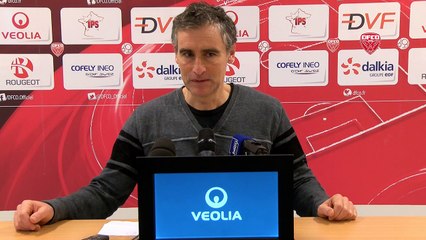 Conférence de presse d'Olivier Dall'Oglio avant RC Lens-DFCO