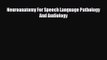 [PDF Download] Neuroanatomy For Speech Language Pathology And Audiology [PDF] Full Ebook