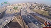 HD 2016 عظیم اشان باب پشاور فلائی اوور کے آج کے زبردست فضائی مناظر
