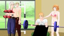 【APヘタリアMMD】金卵な芋兄弟 / Bodybuilding Club【ENG SUB】 - dramacd -manga